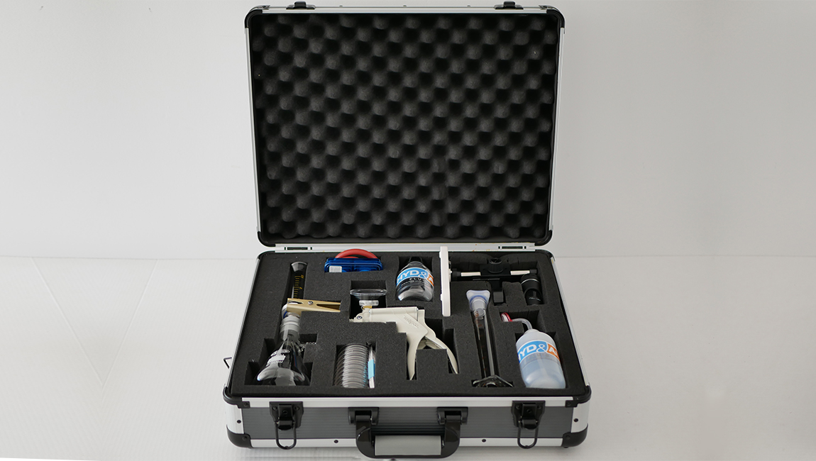 Valise de contrôle de pollution pour vos analyses en autonomie.