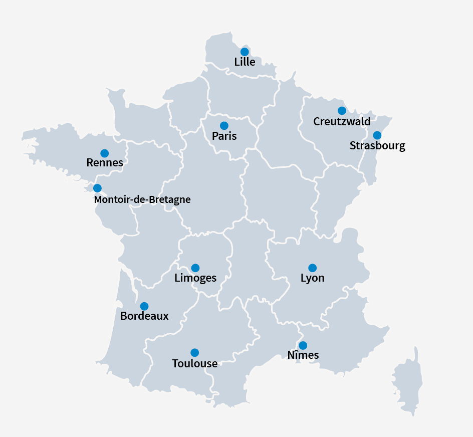Capture carte de france fluid